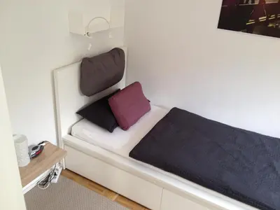 Ein Bett oder Betten in einem Zimmer der Unterkunft HertenFlats - Rooms & Apartments - Kreis Recklinghausen