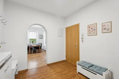 Ein Bett oder Betten in einem Zimmer der Unterkunft Neue und helle 2 Zimmer Wohnung, nähe Veltins Arena, Home Office, kostenlose Parkplätze