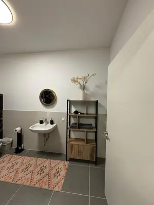 Ein Badezimmer in der Unterkunft Zeitperlewohnen Green