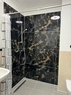Ein Badezimmer in der Unterkunft Zeitperlewohnen Mocca