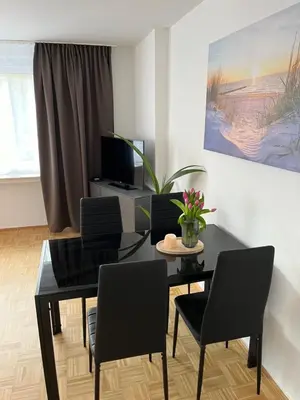 TV/Unterhaltungsangebot in der Unterkunft Ferienwohnung Drei Rosen