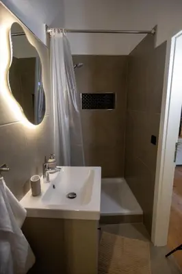 Ein Badezimmer in der Unterkunft Apartment 