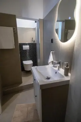 Ein Badezimmer in der Unterkunft Apartment 
