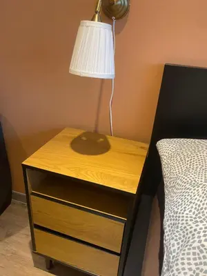Ein Bett oder Betten in einem Zimmer der Unterkunft Sahara 3,5 Z Balkon Smart TV Küche WaMa