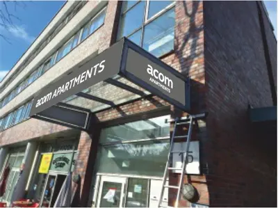 Grundriss der Unterkunft acom Apartments Essen