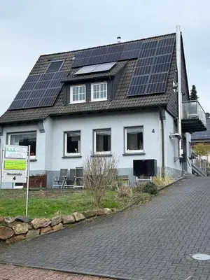 Das Gebäude in dem sich die Ferienwohnung befindet