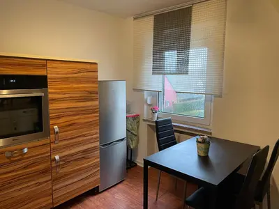 Küche/Küchenzeile in der Unterkunft Ferienwohnung Sprockhövel