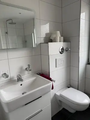 Ein Badezimmer in der Unterkunft Ferienwohnung Sprockhövel
