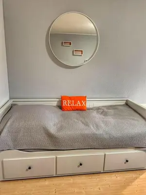 Ein Bett oder Betten in einem Zimmer der Unterkunft 1 Zimmer Apartment