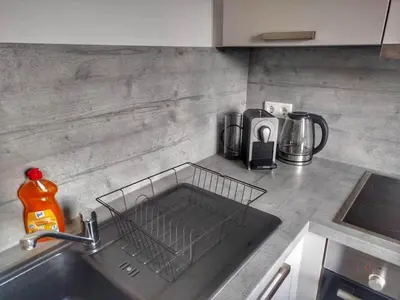 Küche/Küchenzeile in der Unterkunft 1 Zimmer Apartment