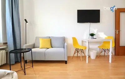Ein Sitzbereich in der Unterkunft BEGE APARTMENTS Corporate Corner