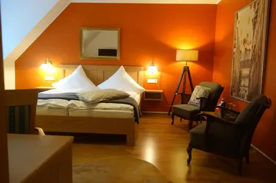 Ein Bett oder Betten in einem Zimmer der Unterkunft Hotel & Restaurant Venner Moor