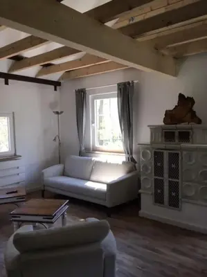 Ein Sitzbereich in der Unterkunft WupperCottage