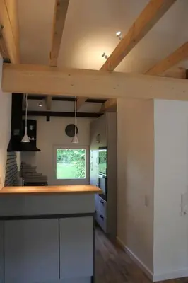 Küche/Küchenzeile in der Unterkunft WupperCottage