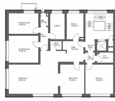 Grundriss der Unterkunft Spectecular Rhineview Fair Parking Luxury 12 Pers