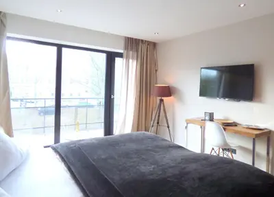 TV/Unterhaltungsangebot in der Unterkunft Niteroom Boutiquehotel & Apartements