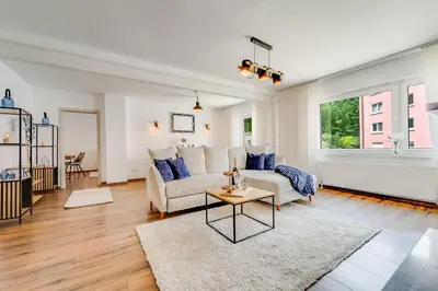 Grundriss der Unterkunft Noble Supreme Suite 80m2 Kamin & Designküche - zentrumsnah Essen