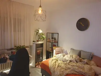 Ein Bett oder Betten in einem Zimmer der Unterkunft Apartment Duisburg North