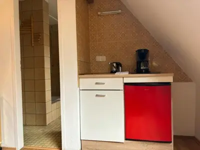 Küche/Küchenzeile in der Unterkunft Monteur-Apartments mitten im Ruhrgebiet - Bochum