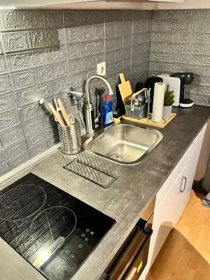Küche/Küchenzeile in der Unterkunft MN City Apartment inkl WiFi