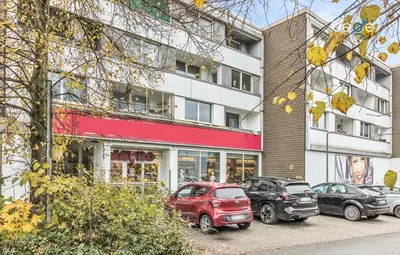 Das Gebäude in dem sich die Ferienwohnung befindet