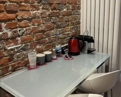 Kaffee-/Teezubehör in der Unterkunft Apartment nah Flughafen, Messe, Arena, Dome