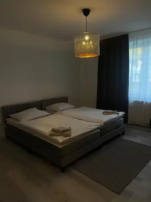 Ein Bett oder Betten in einem Zimmer der Unterkunft Appartement No1