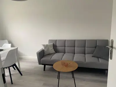 Ein Sitzbereich in der Unterkunft Appartement No1