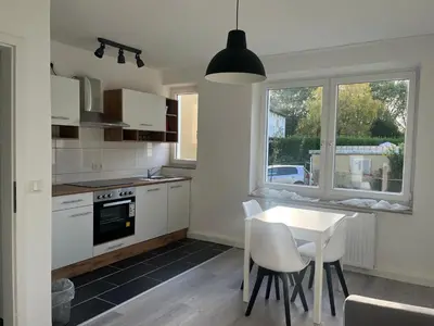 Küche/Küchenzeile in der Unterkunft Appartement No1