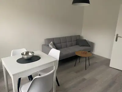 Ein Sitzbereich in der Unterkunft Appartement No1