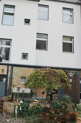 Das Gebäude in dem sich die Ferienwohnung befindet