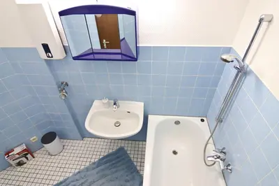 Ein Badezimmer in der Unterkunft Top Apartmentwohnungen Heiligenhaus