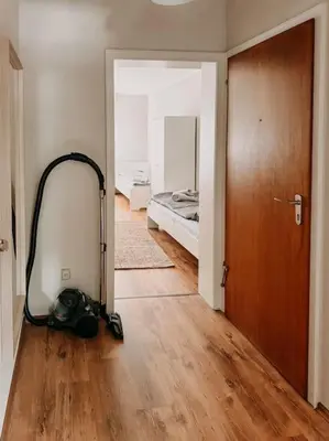 Ein Bett oder Betten in einem Zimmer der Unterkunft Ruhig wohnen zwischen Essen und Mülheim - BÖEG