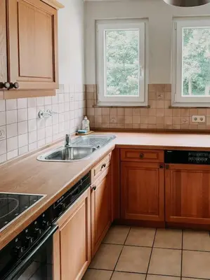 Küche/Küchenzeile in der Unterkunft Ruhig wohnen zwischen Essen und Mülheim - BÖEG