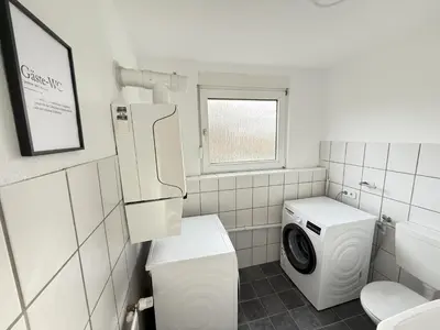 Ein Badezimmer in der Unterkunft Helle und Charmante Dachgeschosswohnung in Top-Lage