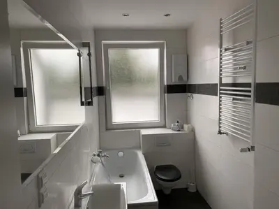 Ein Badezimmer in der Unterkunft Moderne zentrale Wohnung