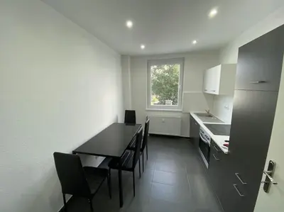 Küche/Küchenzeile in der Unterkunft Moderne zentrale Wohnung