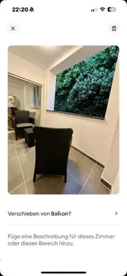 Ein Sitzbereich in der Unterkunft Zeitperlewohnen Ocean