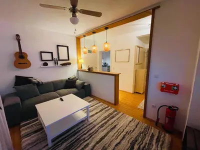 Ein Bett oder Betten in einem Zimmer der Unterkunft FeWo am Ring