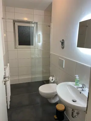 Ein Badezimmer in der Unterkunft Monteur- und Ferienwohnung mit sehr guter Anbindung