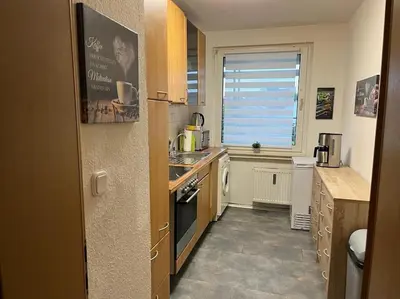 Küche/Küchenzeile in der Unterkunft Monteurwohnung in Marl - Schiller - 2OGL