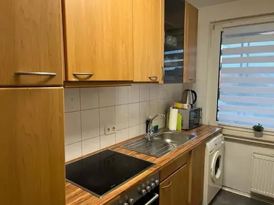 Küche/Küchenzeile in der Unterkunft Monteurwohnung in Marl - Schiller - 1OGL