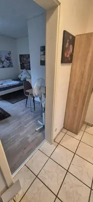 Ein Sitzbereich in der Unterkunft Monteurwohnung in Marl - Lipper 70 - 2OGR