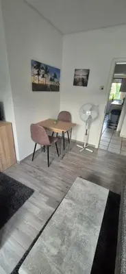 Ein Sitzbereich in der Unterkunft Monteurwohnung in Marl - Lipper 70 - 2OGR