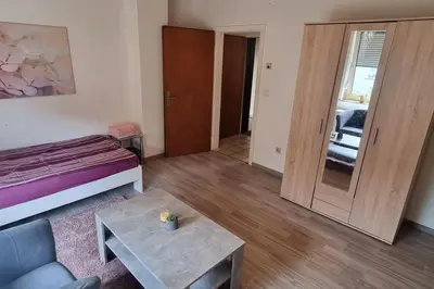Ein Bett oder Betten in einem Zimmer der Unterkunft Monteurwohnung in Marl - Lipper 70 - 2OGL