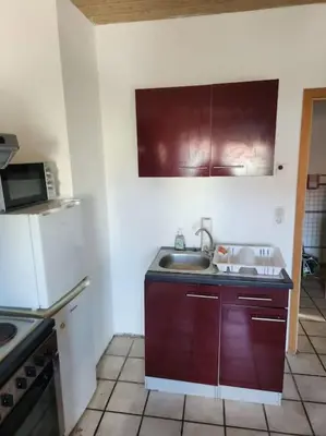Küche/Küchenzeile in der Unterkunft Monteurwohnung in Marl - Lipper 70 - 2OGL