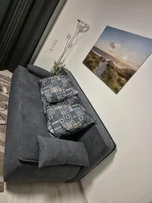 Ein Sitzbereich in der Unterkunft Monteurwohnung in Marl - Lipper 27 - EG