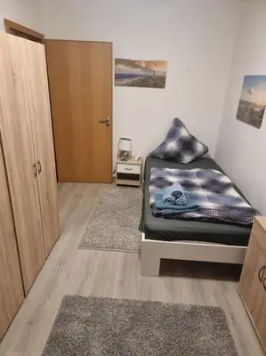 Ein Bett oder Betten in einem Zimmer der Unterkunft Monteurwohnung in Marl - Kamp 13 - EGR