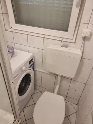 Ein Badezimmer in der Unterkunft Monteurwohnung in Marl - Kamp 13 - EGR