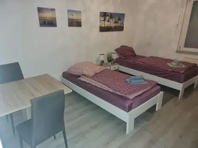 Ein Bett oder Betten in einem Zimmer der Unterkunft Monteurwohnung in Marl - Kamp 13 - EGL